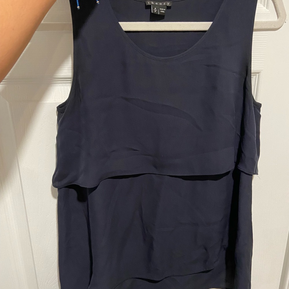 Theory navy tank